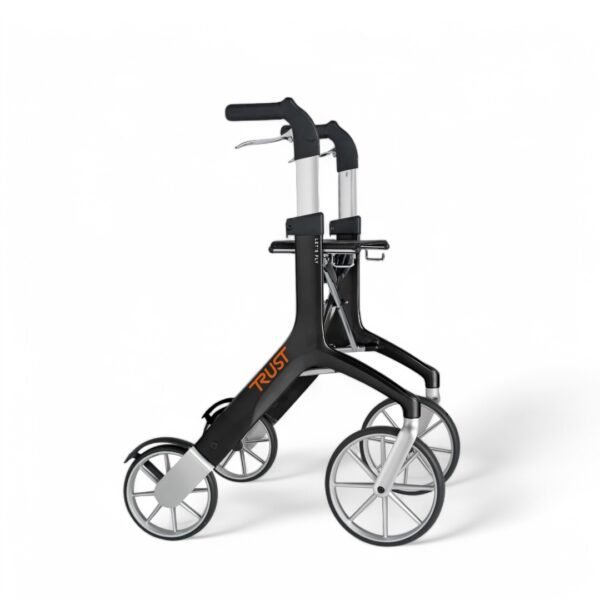 Let's Fly Rollator svart