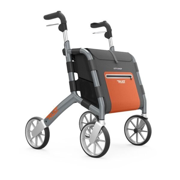 Lets Shop Rollator Grå