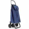 Rolser 4L MF shoppingvagn i blå färg – lätt och stabil dramatenvagn med 4 hjul och ergonomiskt handtag.