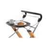 Svart bricka rollator
