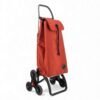 Rolser 6L MF shoppingvagn i kopparrött – 6-hjulig trappklättrande dramaten med aluminiumchassi.